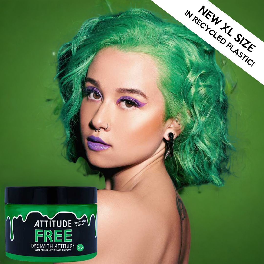 Attitude Hair Dye - Free UV Coloration semi permanente - Vert